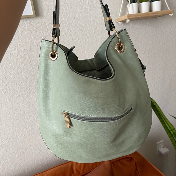 Stud and Stitch Expandable Single Strap Hobo Bag - Picture 4 of 9